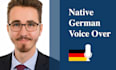 record a native german voice over in high quality