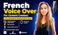 record a french voice over for internal projects