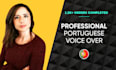 record any voiceovers in european portuguese