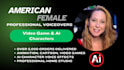 record female character human voice over for video game or animation