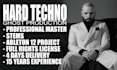 professionally create a techno, hard techno track