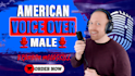 record a professional american male voice over in english