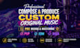compose and produce original music from scratch with pro mixing and mastering