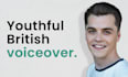 record a youthful british voice over