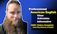 record a broadcast quality american male english voiceover