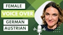 speak voice overs for you in german