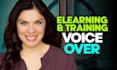 record an english american female voice over for hr, elearning or training video