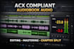edit and master your audiobook to acx standards