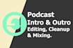 edit your podcast intro and outro
