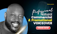record a deep ,commercial, smooth, deep voice, african american male voice