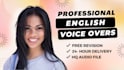 record professional female voice overs for any project