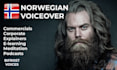 record a professional norwegian male voice over
