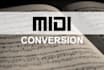 convert any song to a midi file