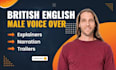 record a british male voiceover