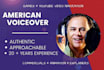 deliver authentic neutral american accent male voice over