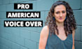 record your american female voice over