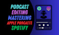 clean edit and master your podcast or audiobook
