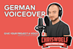 record a professional male german voice over