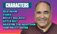 record professional character voices for animation, games, or cartoons