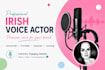 record a professional irish female voiceover