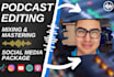 edit and clean your podcast to make it sound great