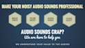 make your audio sounds better and professional