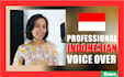 be professional indonesian voice over
