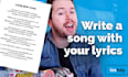 write a song with your lyrics