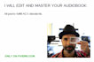 edit and master your audiobook with acx standards