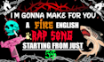 create a custom rap song with original lyrics and flow