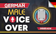 provide a german male voice over