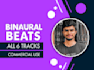 produce original binaural beats meditation music for commercial use