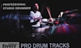 record a professional studio drum track
