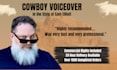 record a voiceover in a gruff cowboy voice like sam elliott