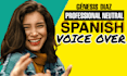 record professional spanish voice over for you