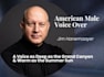 record commercial voice overs real human american male