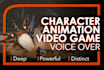 record an epic character voice