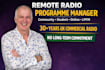 be your programme manager for community, online and  lpfm stations
