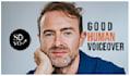 be male voiceover actor narrator in neutral irish english usa
