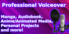 be your professional male voice actor