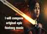 compose original epic fantasy music with massive instruments