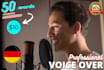 record a professional german voice over