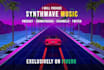 compose synthwave music for podcast, twitch channel