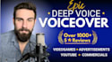 record your deep male voice over