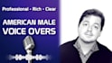 record a professional american male voice over