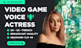 record 100 words of video game character voices in 2 days