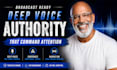 record a deep american male voiceover