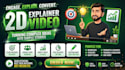 create 2d explainer video or 2d animated explainer video