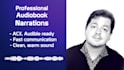 record an american male narration voice for your audiobook