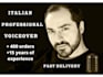 record pro italian and english male voice over in 24h